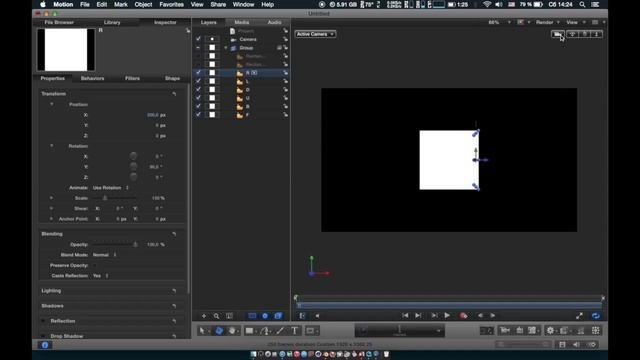 Motion 5 пилотный урок . Часть 1