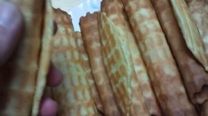 Вафли из вафельницы Сластена ЭВ-1