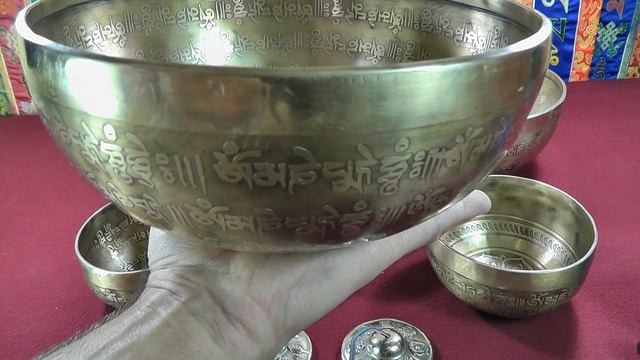 Комплект чаш Ом Мани Падме Хум смотреть онлайн