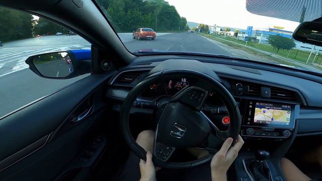 2018 Honda Civic 10g Sport 1.5 VTEC Turbo | Тест-драйв POV