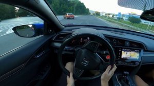 2018 Honda Civic 10g Sport 1.5 VTEC Turbo | Тест-драйв POV