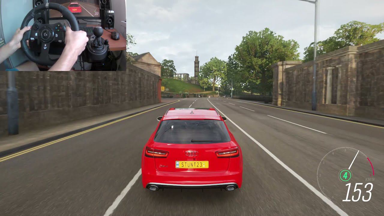 Audi RS6 | Forza horizon 4 (Logitech g920) gameplay