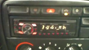 Pioneer deh 1300MP,6 x 9 si 7,5" pe Opel vectra b