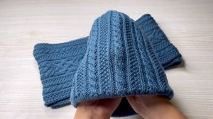 Вязаные шапочки и шарфики! Видео про новые проекты! Что вяжу из пряжи Lana Gatto super soft.