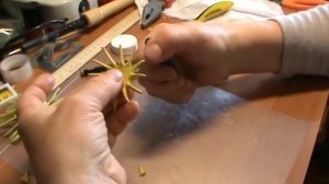 Цветок из кожи. Хризантема. Часть 1