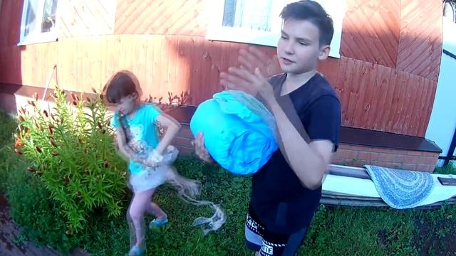 Установка Бассейна Bestway Fast Set 2,44 на 66/Дашина реакция бесценна! смотреть онлайн