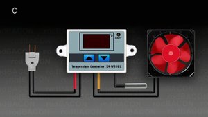 How to Setup XH-W3001 Temperature Controller (Controlling a Fan using Digital Thermostat)