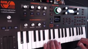 ASM Hydrasynth Explorer Sound Demo (no talking) at Superbooth 21