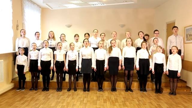 ДШИ им. А.С. Даргомыжского. Старший хор инструментального отдела "Канон" смотреть онлайн