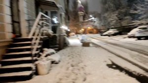 Калининград накрыла зима