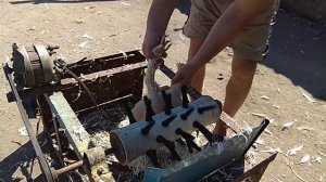 Самодельная перосъемная машина. Оптимизация кур 08 08 2018г