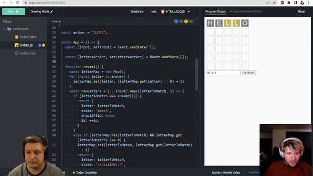 Coding Interview Training - Building Wordle in React