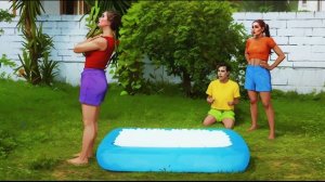 Выбери Правильный Бассейн, Чтобы Выжить Челлендж с Toon Challenge