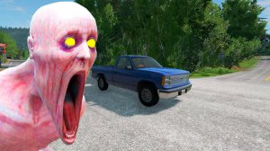 Escape From The Shy Guy (SCP-096) | Car Ride Chase | BeamNG Drive.