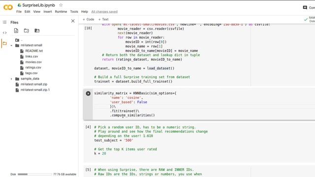 How To Use The Surprise Library For Recommendation Engines | Recommendation Engines In Python #4 смотреть онлайн