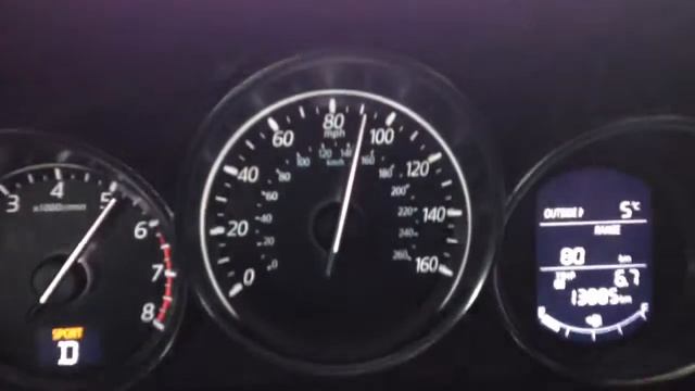 mazda cx-5 skyactiv 192KM 2016 0-190KM/H Acceleration German Autobahn смотреть онлайн