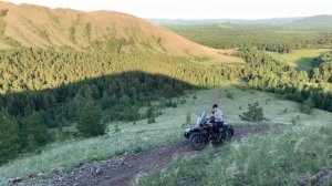 Урал едет в крутую гору. Хребет Нурали