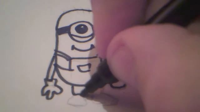 Как нарисовать миньона *за 5 минут*#5/How to draw a minion #5