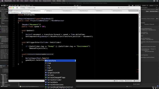 5-6 Object Pool Challenge | Design Patterns and Scripting Strategies смотреть онлайн