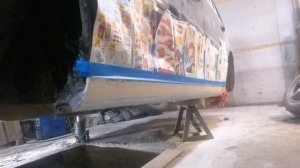 Переварка порогов фольксваген туран. Обработка гравитэксом и покраска