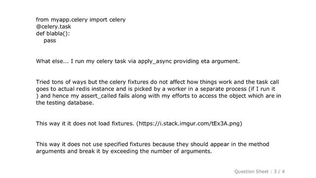 Django : Celery's pytest fixtures (celery_worker and celery_app) does not work смотреть онлайн