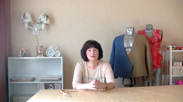 Показываю свой жилет и жакет с запАхом