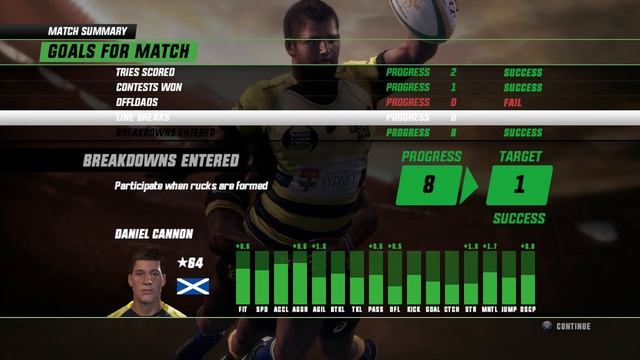 Rugby Challenge 3 Be A Pro Gameplay Ep 4 - New Position, New Lease on Life!!! смотреть онлайн