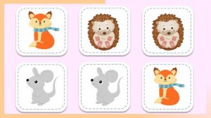 Memory Game For Kids With Animals - Puzzles, Riddles, Brain Games For Kids | Preschoolers | Toddler