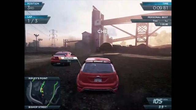 Need for Speed™ Most Wanted [Ford Focus RS500]=1st RACE смотреть онлайн