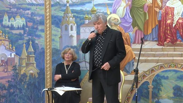 Выступление Ольги Остроумовой и Евгения Фионова в митрополичьей гостиной