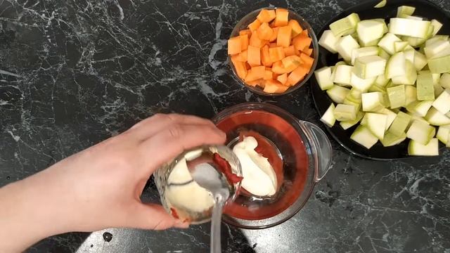 Самый простой рецепт кабачков