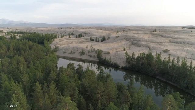 Чарские пески с дрона
