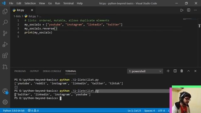 Lists in Python | Python Beyond Basics