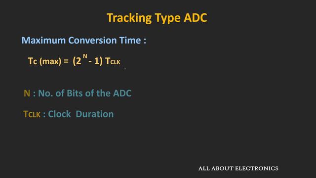 Analog to Digital Converter: Tracking Type ADC Explained