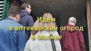 ИДЕМ  в АПТЕКАРСКИЙ ОГОРОД в МОСКВЕ на ПРОСПЕКТЕ МИРА