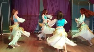 18  - старшая группа  - Танец с шалью - Восточная вечеринка в ТЦ "ЛEГEНДА" - Калуга - 26.03.2023