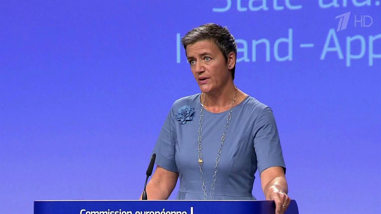 Еврокомиссия обязала компанию Apple выплатить 13 м...штрафа за незаконно полученные налоговые льготы