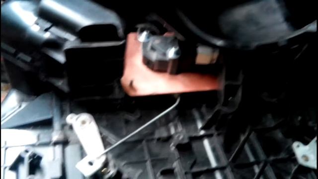 работа заслонки климата (смешивание теплого и холодных потоков воздуха) Карина Е смотреть онлайн