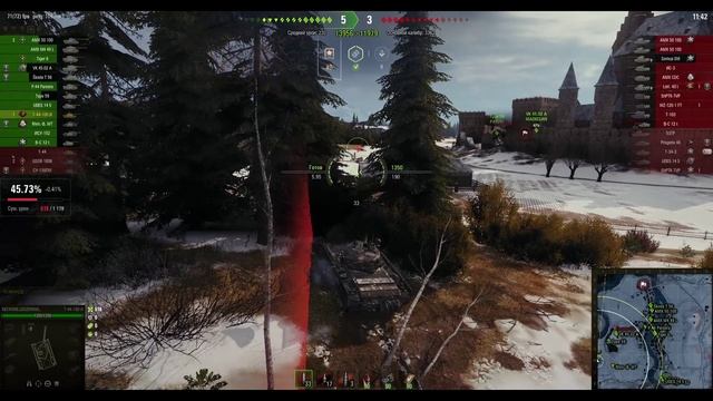 Т-44-100 (И). Премиальный СТ (СССР). Карта Эрленберг. №-5 смотреть онлайн