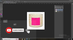 how to design candle PSD mockup / Candle label mockup in Photoshop