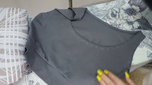 Шить просто: красивая обработка горловины распошивальным швом!
