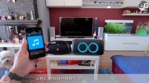 JBL Boombox 2 vs JBL Partybox 100 [3d binaural audio]