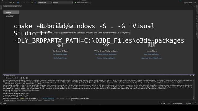 Set up O3DE with GitHub Dev Branch смотреть онлайн