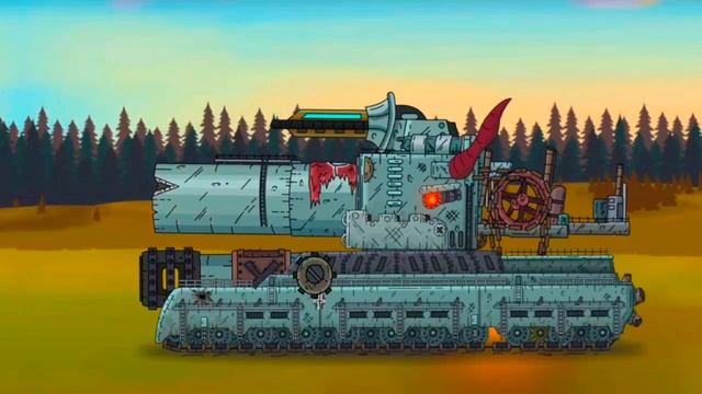 Evolution Waffenträger E100. Сartoons about tanks. Эволюция ВАФЛИ Е100. Мультики про танки