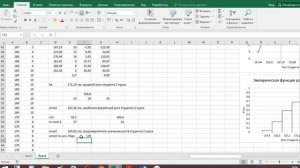 Описательная статистика в MS Excel: расчет числовых характеристик