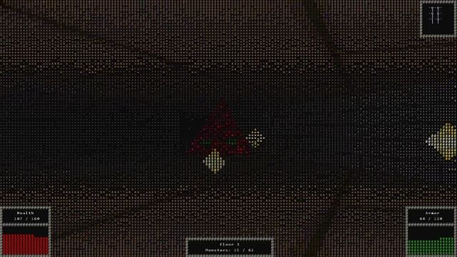 Asciipocalypse - 3D FPS game rendered using ASCII characters