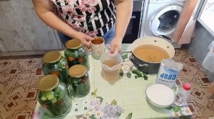 Хрустящие Огурцы на Зиму Очень Вкусный и Ароматный Рецепт ❗❗❗ Огурцы с Бархатцами и Базиликом ??