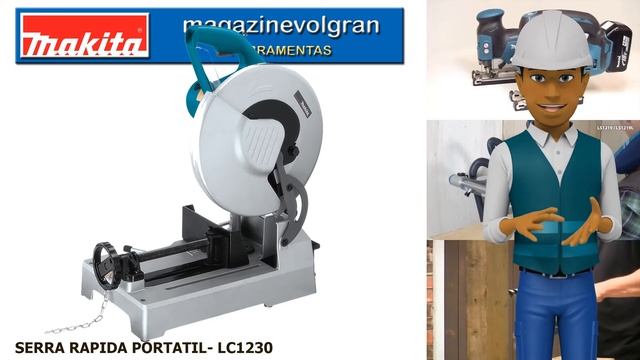 SERRA RAPIDA PORTATIL MAKITA LC1230 смотреть онлайн