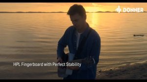 Perfect Stability, Mellow Tone. Donner carbon fiber acoustic guitar Rising-G Pro丨Donner Spotlight