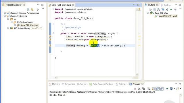 Advanced Java tutorial - Introduction to Generics смотреть онлайн